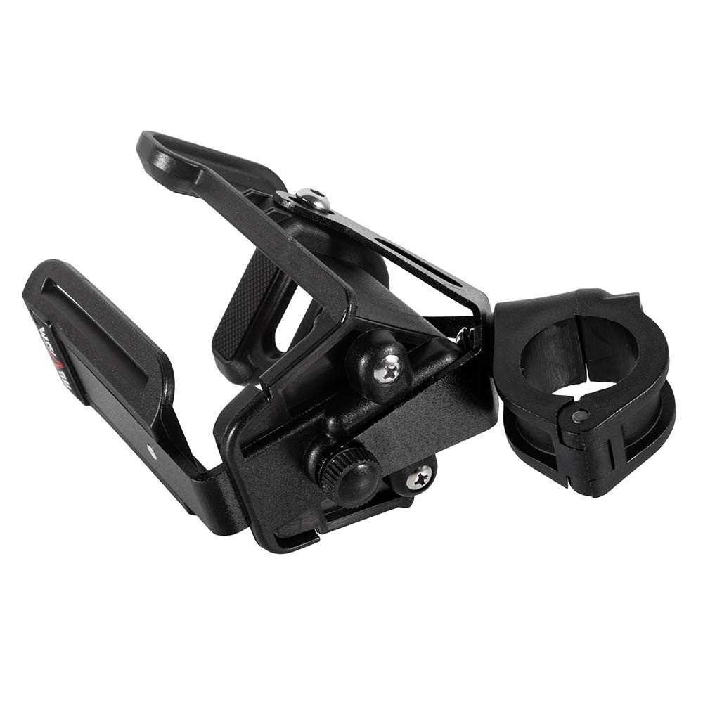 Universeller Flaschenhalter für Motorrad mit 20mm 22mm 25mm 28mm Lenker Sturzbügel Stoßstange für Duke 390/790 R1200GS G310GS DL650 Z900 (Schwarz)