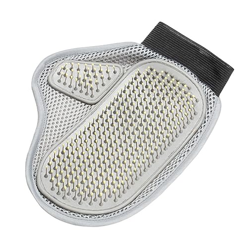 Parliky Pet Grooming Tool Dog Bath Glove Mitt Hair for Cats Gentle Deshedding Brush All Types Easy to