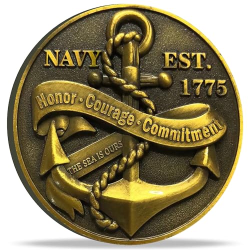 usa-navy core value sailor39s creed challenge coin single coin