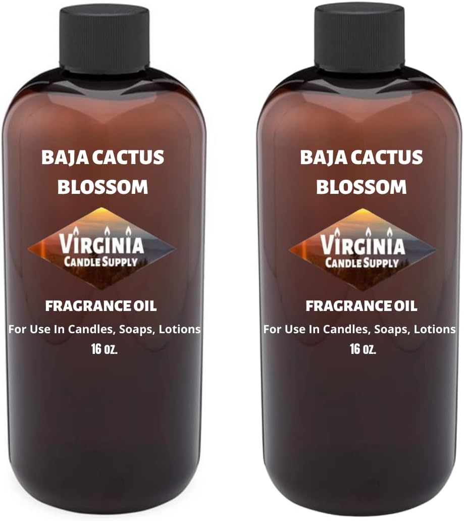 Virginia Candle Supply Baja Cactus Blossom Fragrance Oil, 32 oz Bottle, Scented Candles, Soap Making, Room Sprays, Lotions, Car Fresheners, Slime, Bath Bombs, Warmers