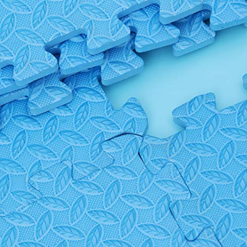 Tapete de espuma Besportble, 6 peças, tapete de espuma interligado, quadrado, lavável, tapete de chã