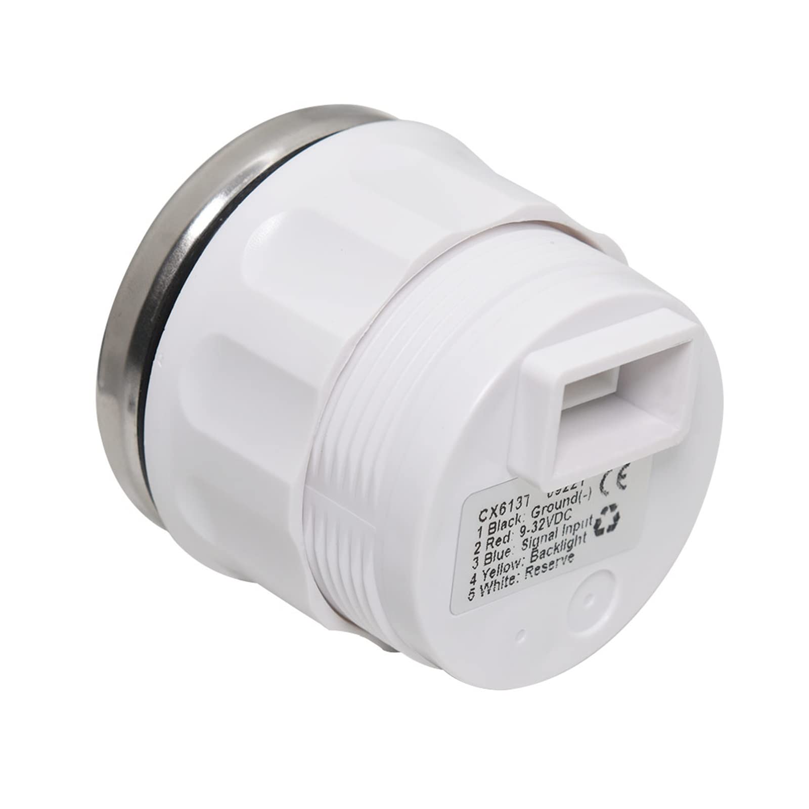 Jednostka pomiaru poziomu paliwa w zbiorniku na paliwo do łodzi, samochodu kempingowego, 7 kolorów, 52 mm, jednostka pomiaru wody HTG, czujnik poziomu ścieków, 0-190 omów, 240-33 omów, 9-32 V (300 m