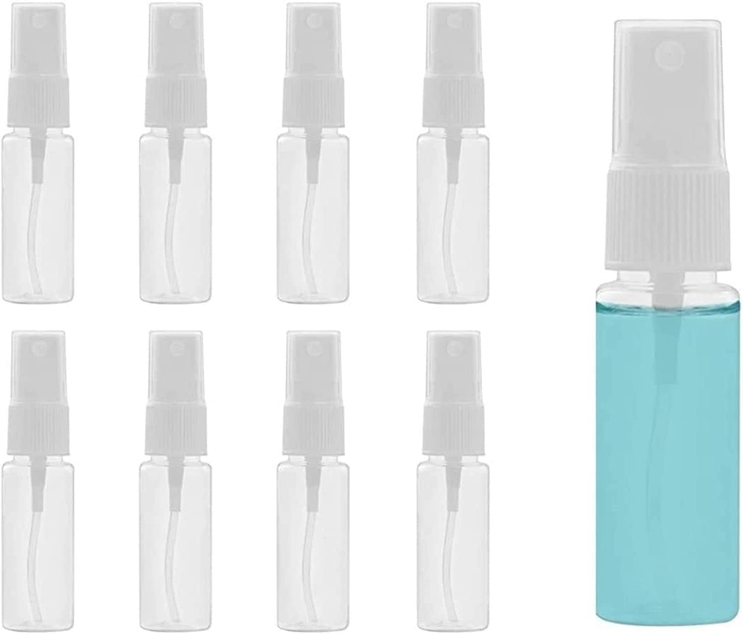 Symbah Mini Spray Bottles 20 ML (Pack of 5) Refillable Empty Plastic