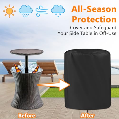 Housse de table d'appoint de patio Saking imperméable et anti-UV