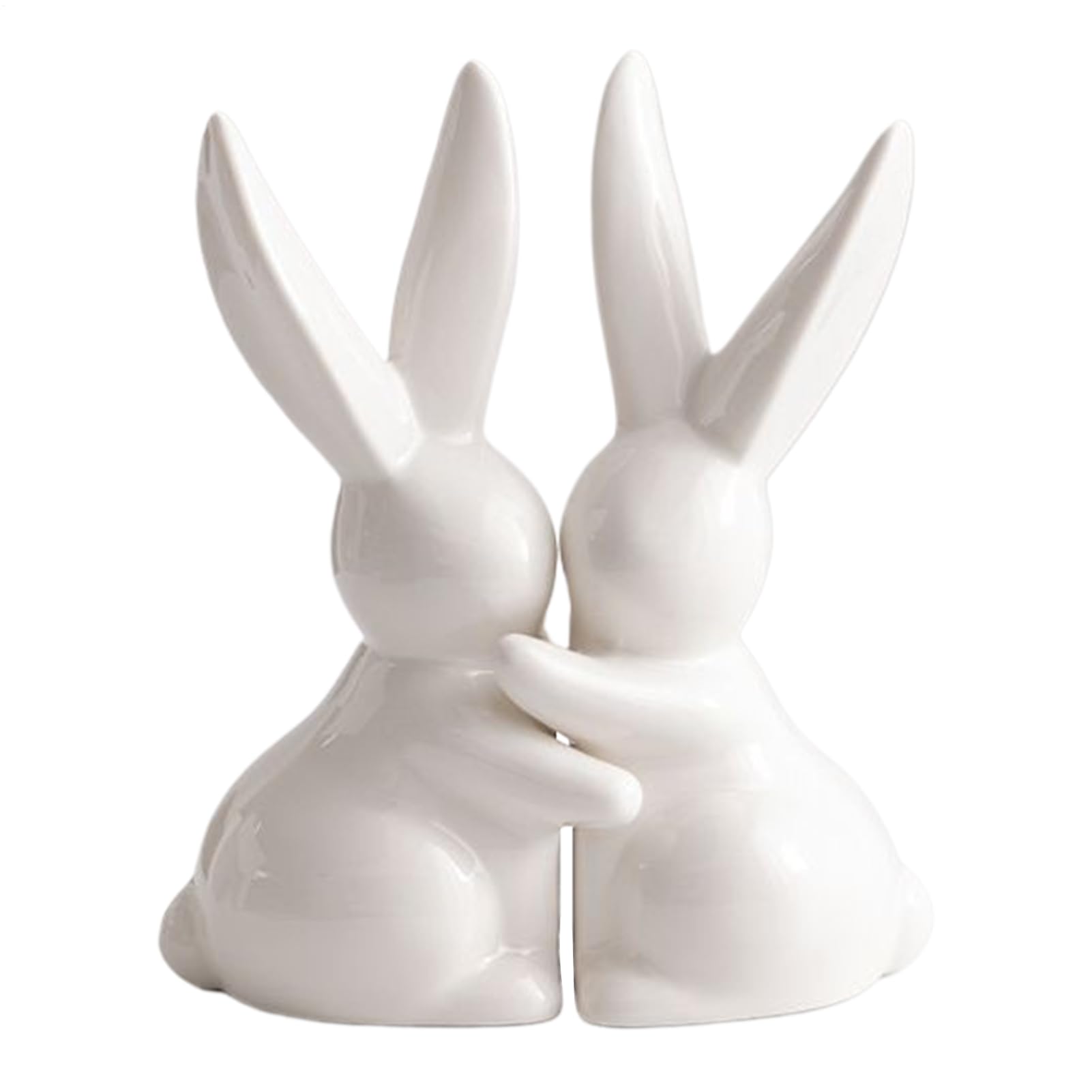 Serre-livres en céramique d'art statuette lapin de décoration chambre