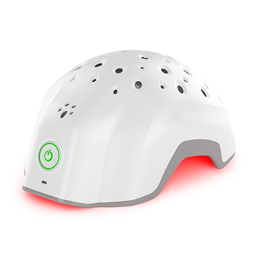 EVO Laser Hair Growth Helmet LH40 – 100% Laser, No Ineffective LEDs – FDA-Cleared Red Light Therapy for Hair Regrowth 4x Week – Made in the USA