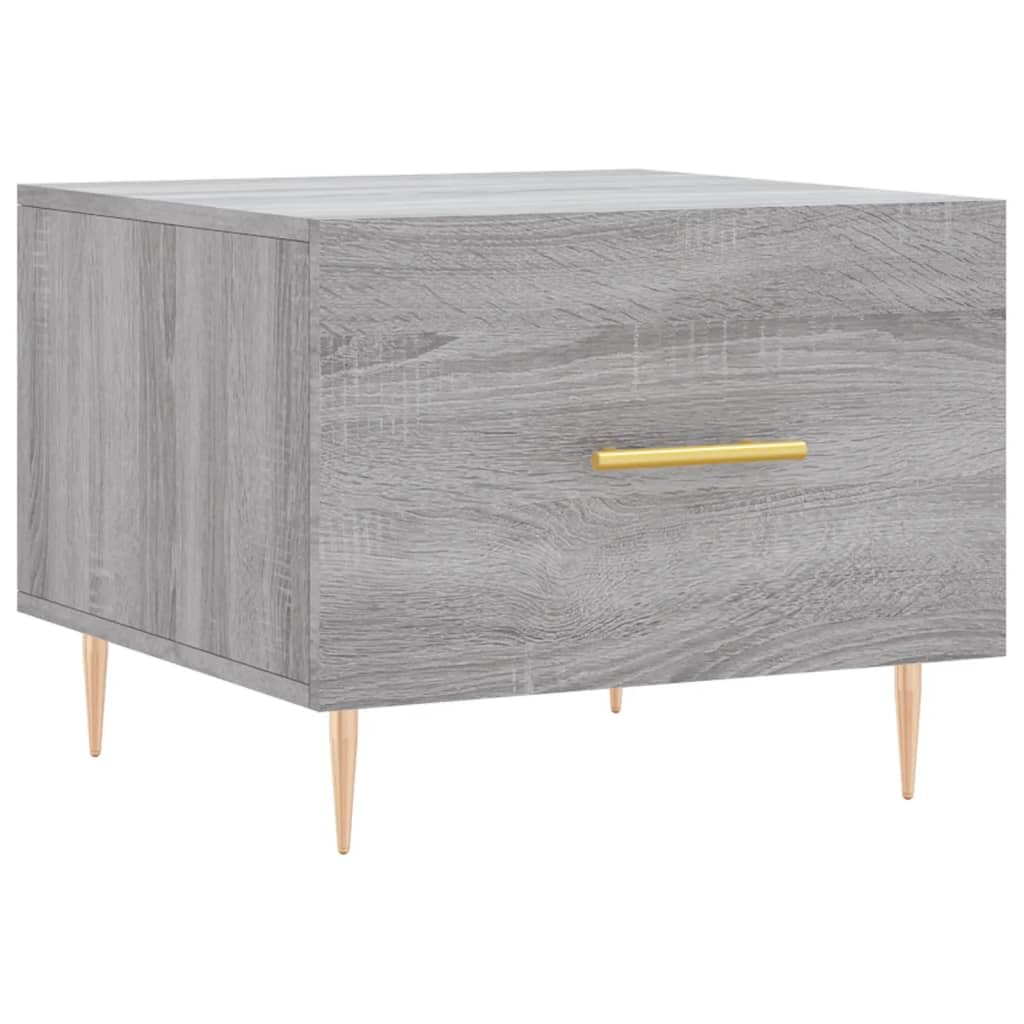 Vidaxl (Grey Sonoma) Coffee Table Side Table Sofa Couch Table Grey Sonoma Engineered Wood