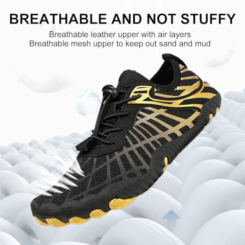 Image of ELETON Barefoot Shoes Women Men Footwear, Wide Toe Box Hiking Zero Drop Non-Slip Quick-Dry River Boat Pool Beach Water Shoes, Lightweight Swimming Running Walking Sneakers Unisex