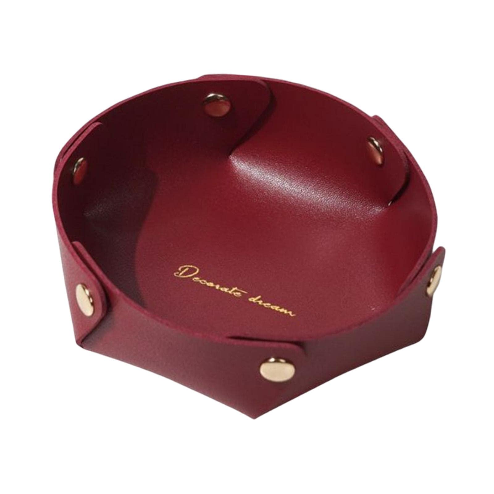 SAZ DEKOR Tabletop Leather Tray Practical Storage Box for Remote Control Jewelry Red|Keychain |Watches For Men| Necklace Set Women |Jewellery Storage Boxes| Watch Box Organizer |Car Pouch |Rings (B0CDLTRDXT) Amazon Price History, Amazon Price Tracker