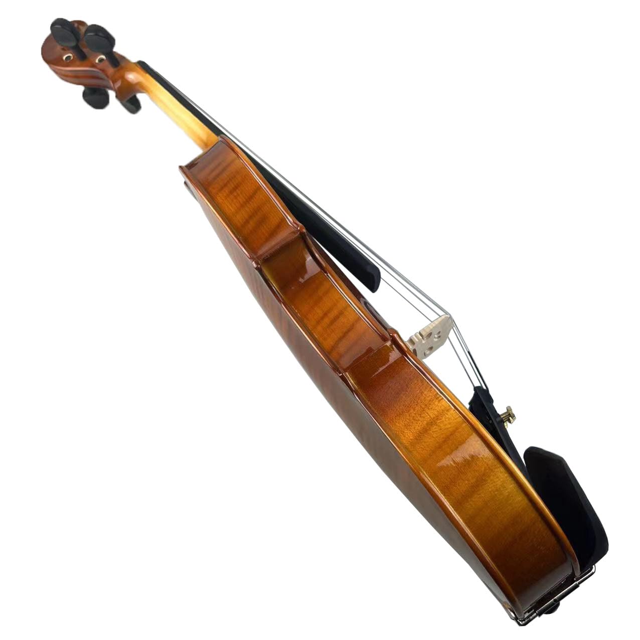 Insoul Violín 4/4 de tamaño completo para principiantes, adultos y estudiantes, juego de violín acústico de madera maciza con estuche duro, arco, colofonia, reposamuñecas (modelo: A)
