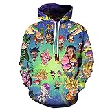 Dragon Ball Hoodies Fashion Casual Dragon Ball Goku 3D Gedruckt Langarm Pullover Hoodies Sweatshirt für Damen Herren
