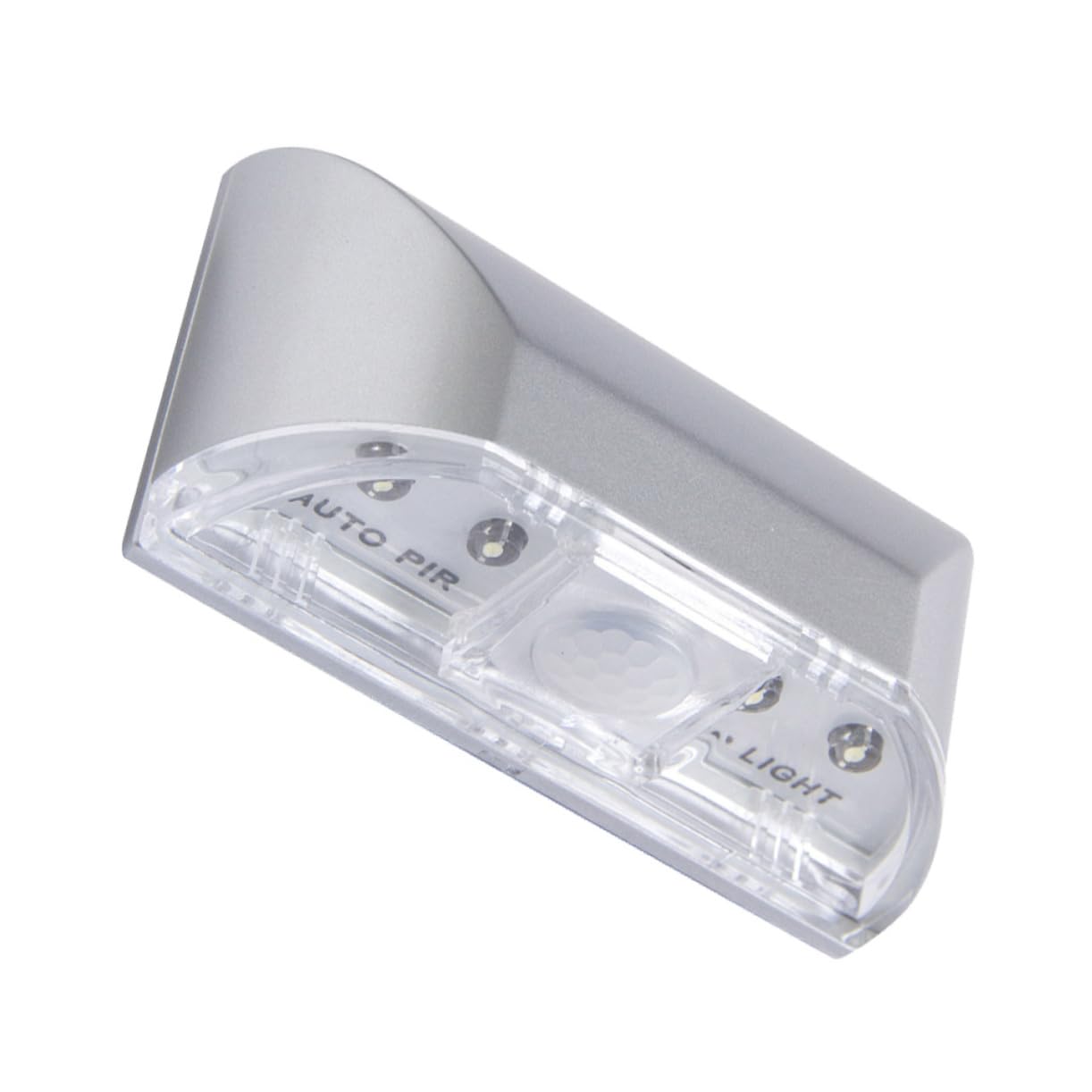 HOMSFOU 6 Pièces lampe de nuit veilleuse capteur de lumière lampe à capteur petite applique Silver