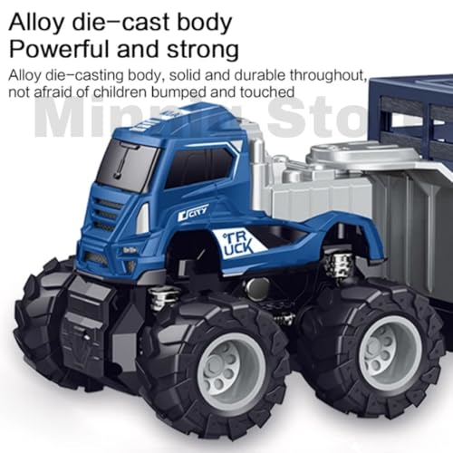 Image of Animals Display Truck 1:43 Metal Toys Alloy Diecast Truck Set Toy, Diecast Miniature Car Model Best Birthday Gift for Kids [Multicolor = Sent Any 1 Truck]