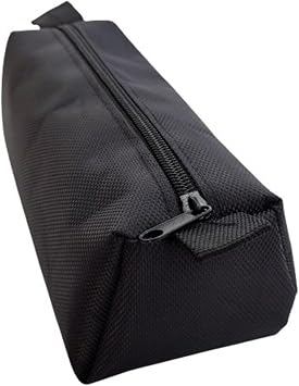 Black Pencil Case Single Compartment Pen Holder Black 6343fypr134