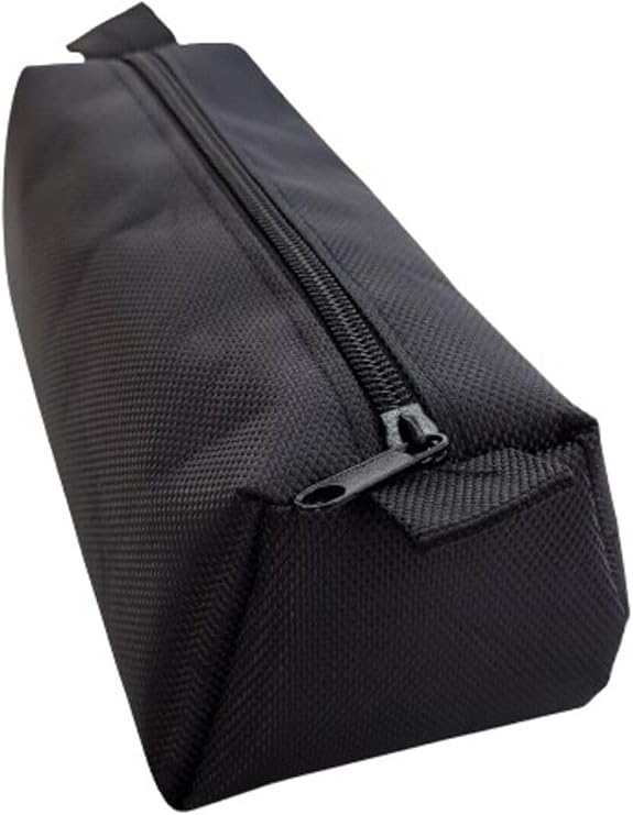 Black Pencil Case Single Compartment Pen Holder Black 6343fypr134