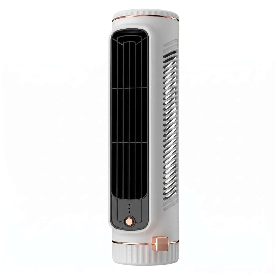 Cooling Tower Fan, Quiet Cold Air Fan With 3 Speeds, Usb Rechargeable, Vertical & Horizontal Use For Bedroom Office - White, Cooling Tower, Garden Décor