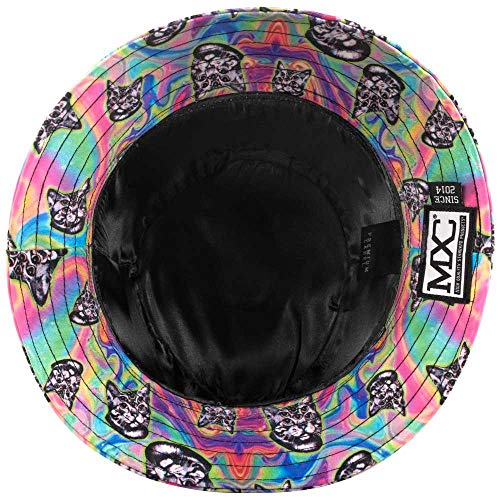 Chapéu Bucket Hat MXC BRASIL Original Psicodélico Rave Style Tamanho:Único;Cor:Colorido