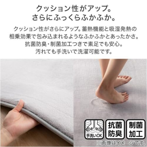 Amazon｜ニトリ ふっくらウレタン入り 保湿 + 吸湿発熱 + 蓄熱ラグ 