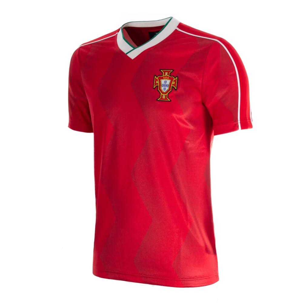 Copa - Portugal 1986 - Camiseta de Fútbol Retro - Hombre - Roja