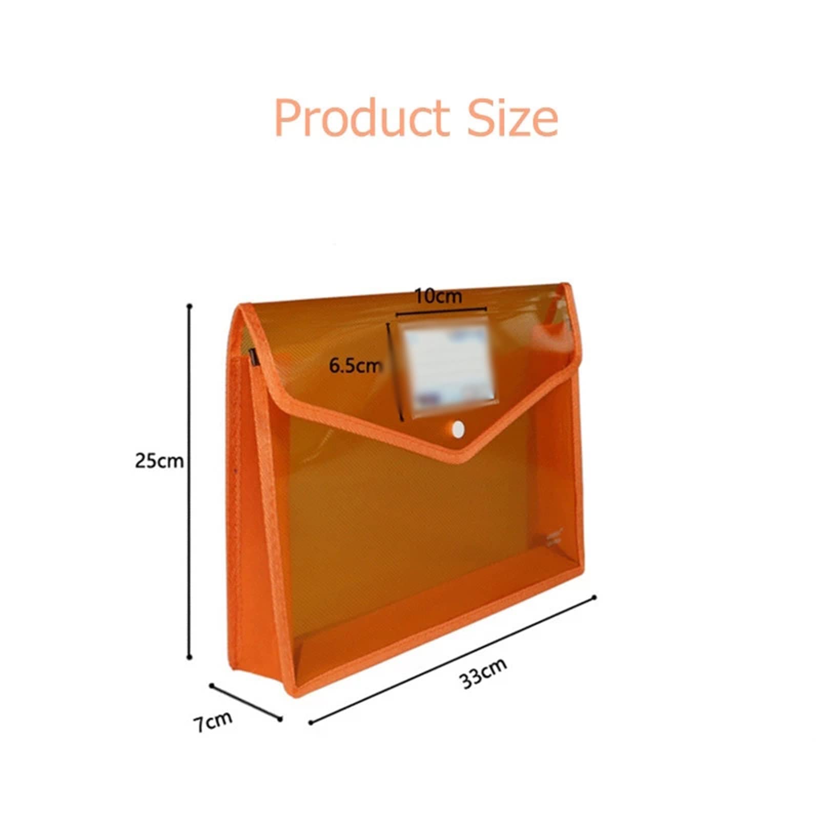 Cartelle Documenti A4 File Borsa Trasparente Creatività Tridimensionale Borsa Acqua Auoia Borsa Cartella Business Business Biglietti da Business Ploth Bag Side Pocket 2 PCS. Organizzatore di File ( Co