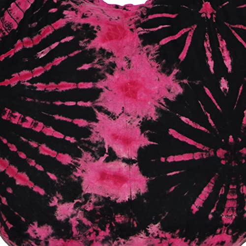 Image of TIE DYE Bohemian Hipster Hobo Boho Hippie Crossbody Bag Purse Black Tone 39 inch