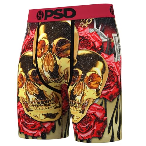 PSD Men's Gambling Print Boxer Briefs - 7 Inch Inseam Breathable and Supportive Men's Underwear with Moisture-Wicking Fabric3