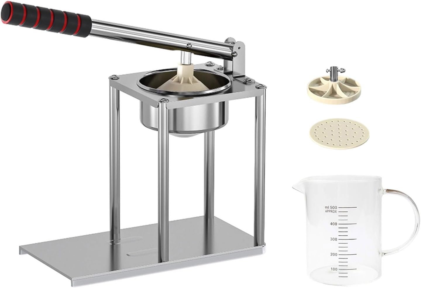 500ml Capacity Manual Juicers Corrosions Design Fruit Squeezer Perfect For Office Home Fruit Juices Extractors With Measuring Cup