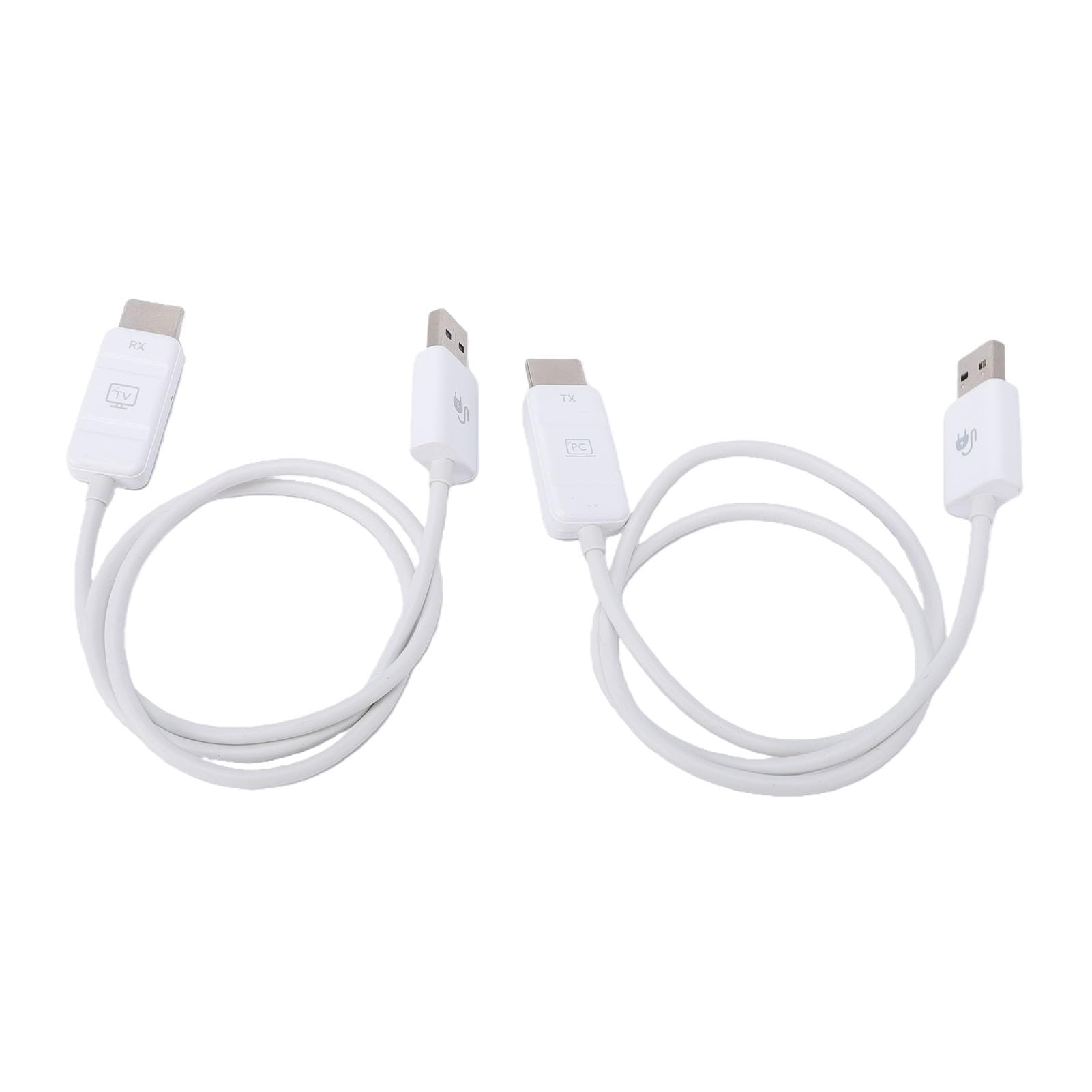 Annadue Kit Extender Wireless, Adattatore Mirroring Schermo Wireless 1080P Dongle Display con Sincronizzazione Video con Portata 50M, per PC Laptop Proiettore