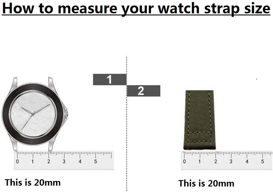 Nylon Watchstrap 18/19/20/21/22/23/24/26mm Nylon Watch Bands Replacement Military Canvas One Piece Watchband