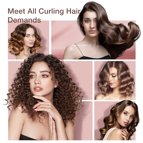 Vylto VYGR-5IN1-CR-NC 5 In 1 Curling Iron Set-Instant Heat Hair Curling Wand Set thumb #5