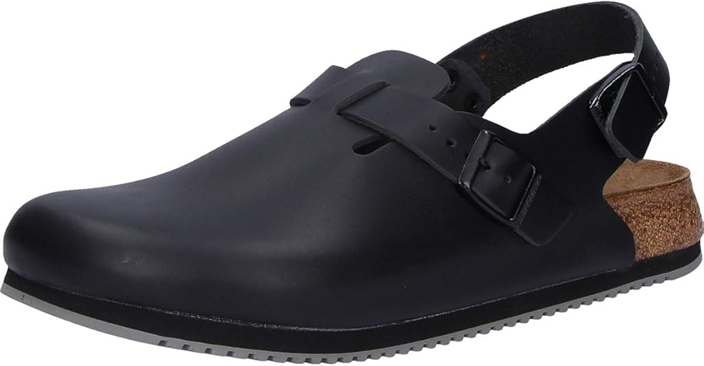 Amazon | Birkenstock Tokyo/Clogs Leather - スーパーソール ブラック