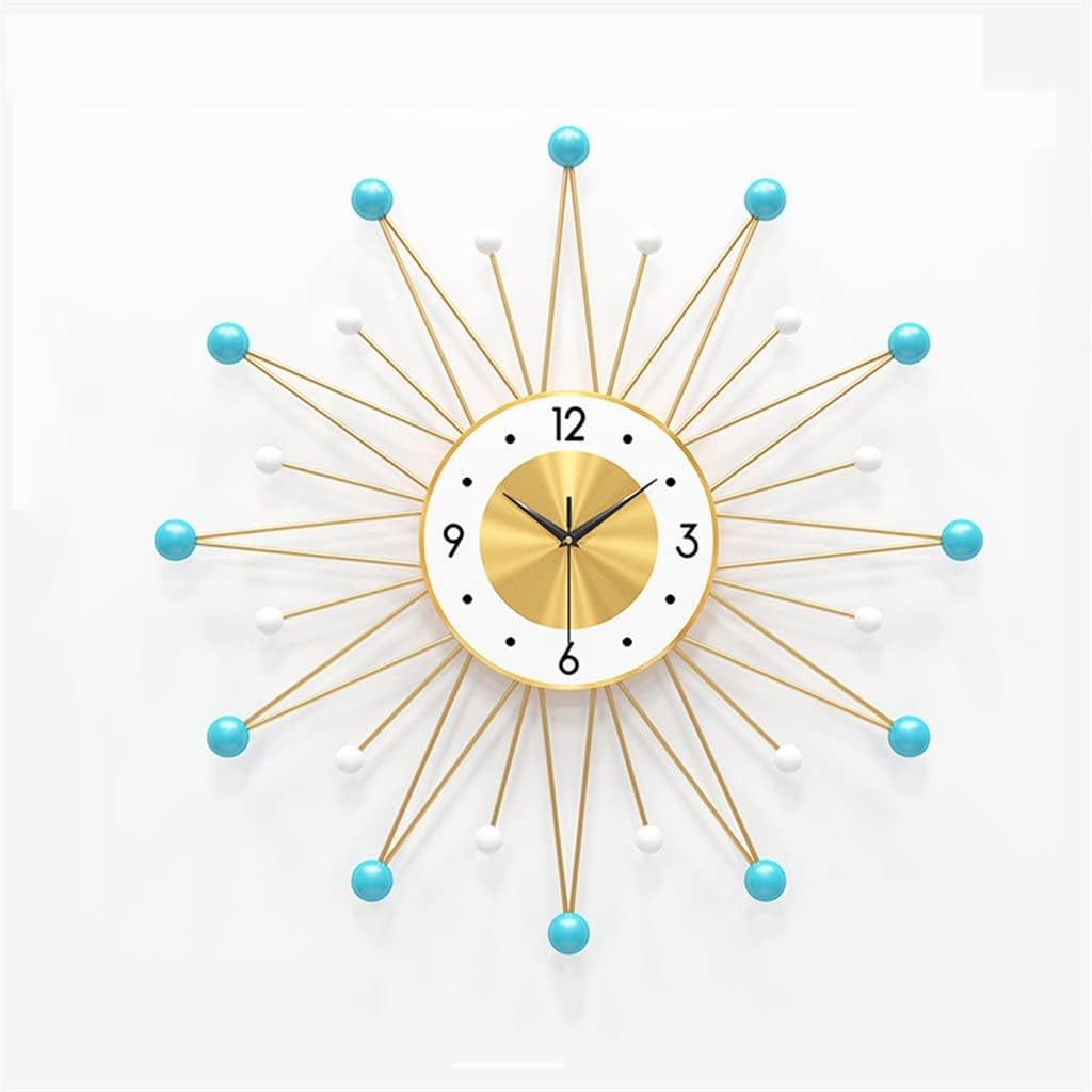 N/A Fashion Large Design Wall Watch Nordic Mute Living Room Home Decoration