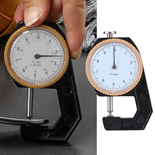Thickness Gauge, Aluminum Alloy Thickness Measurement Tool, Wear Resist Leather Board Measuring Tool, Leather Thickness Ruler miniatura 5