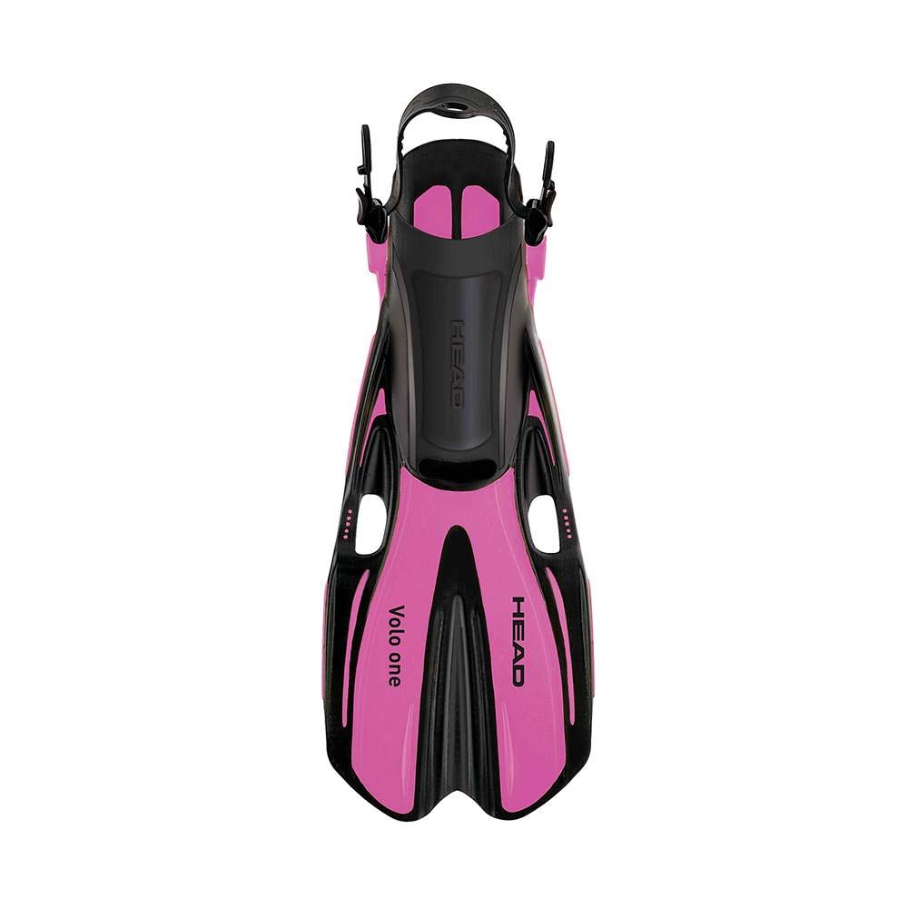 HEAD Mares Volo One Adjustable Snorkeling Fins, Pink, Small