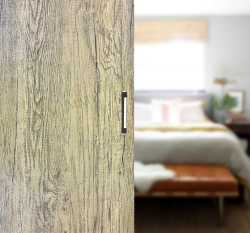 Image of WALLMATE Self Adhesive Wood Grain Wallpaper Vinyl Furniture Sticker Wood Wallpaper Kitchen Wallpaper Wooden Door Desktop Wallpapers (Muddy Wooden, 12x50 Inch)