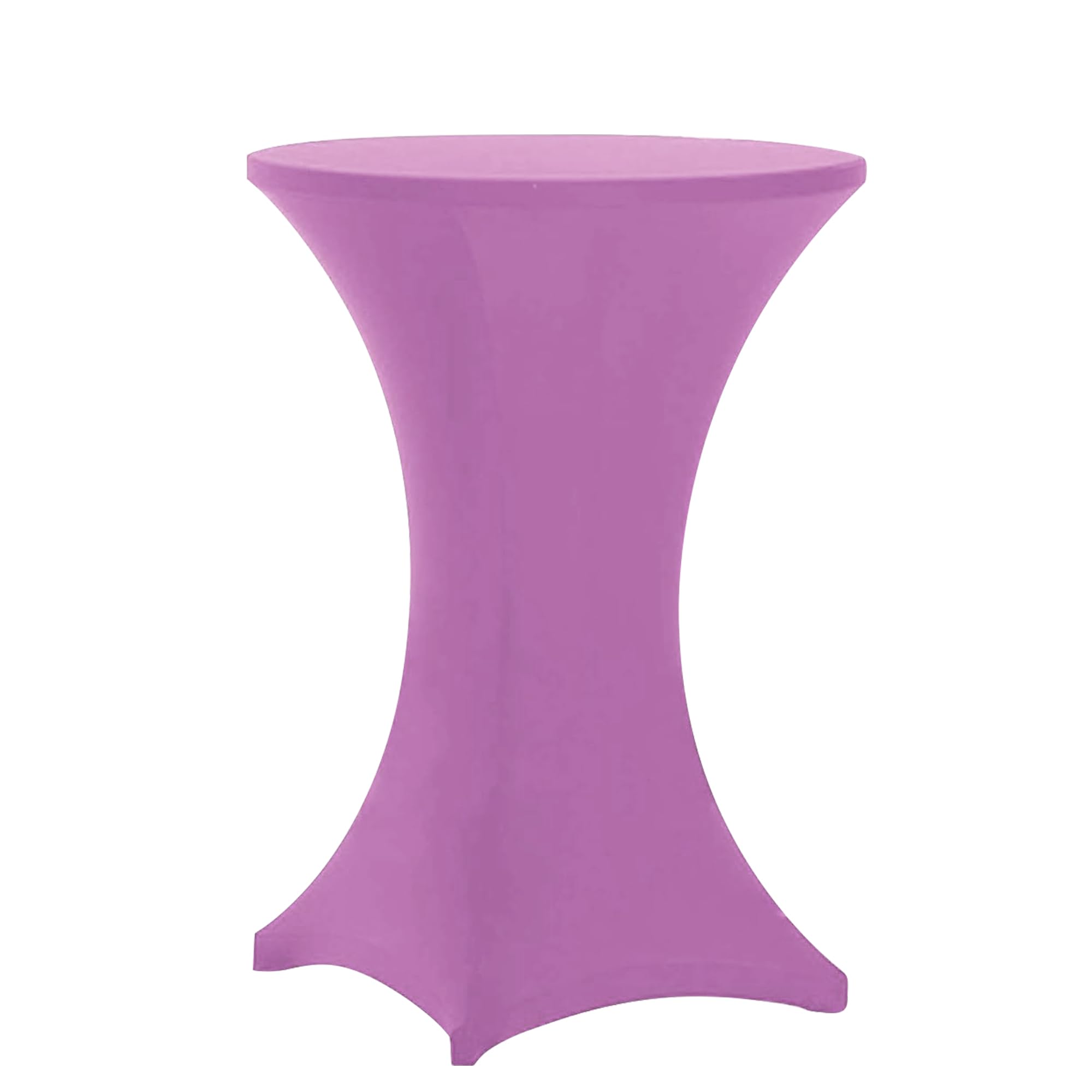 Dehnbare, elastische Tischdecken Größen - Modernes, minimalistisches Design Perfekt für Bars, runde Tische, Hochzeiten, Partys - Elegantes Ambiente (1, Hellviolett, 70 * 75cm)