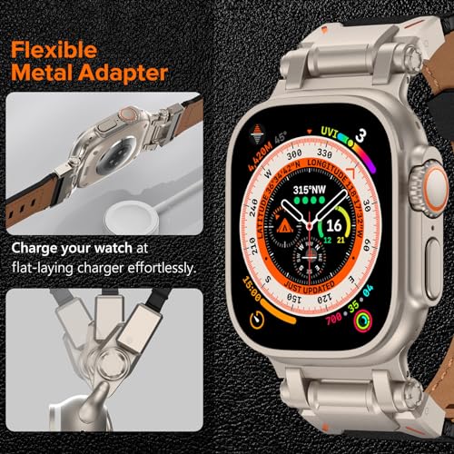Image of KADES Rugged TPU Sport Band for Apple Watch Ultra 3 /2 /1 49mm, Metal Connectors for Apple Watch Series 11 /10 /SE3 46mm Series 9 /8 /SE2 /7 /6 /SE /5 /4 /3 /2 /1 45mm /44mm /42mm