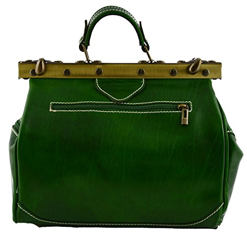 Borsa da Medico in Pelle Colore Verde