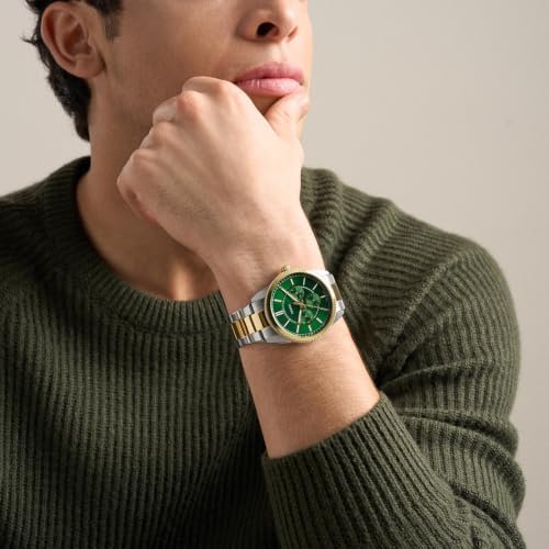 Image of Fossil Men's Watch, Pearson Multifunction Stainless Steel Watch for Men