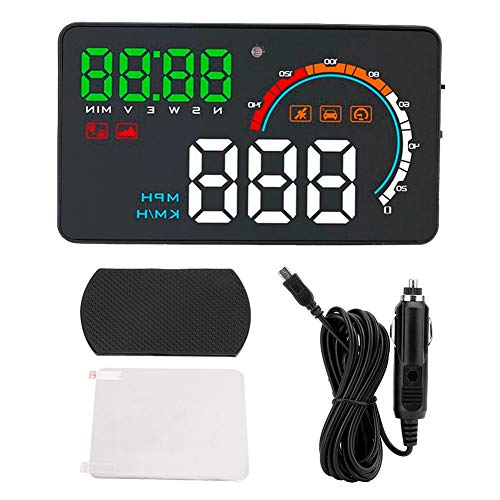 Qii lu Display Head-Up per auto, Universale 4"Display HUD per auto Head-Up Schermo per parabrezza Proiettore per schermo Auto Hud Head Up Display Proiettore HUD