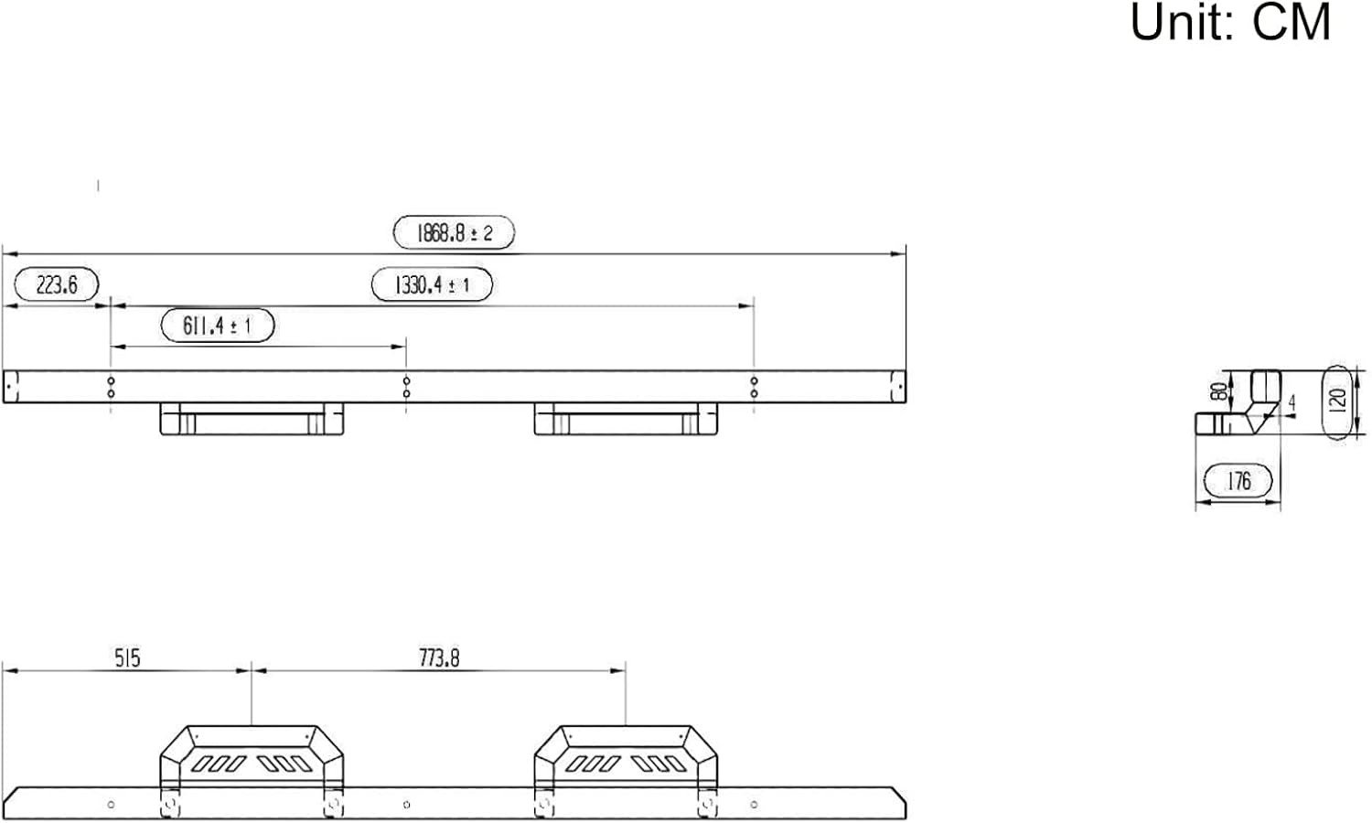 Drop Running Boards Compatible with 2019-2021 Ram 1500 Quad Cab (Exclude Classic),Side Step Nerf Bars for Ram 1500 2019 2020 2021,Dual-Stage Step Rails for Trucks