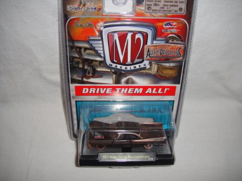 M2 MACHINES 1:64 SCALE AUTO-PROJECTS 1957 DODGE CUSTOM ROYAL LANCER D500 DIE-CAST COLLECTIBLE