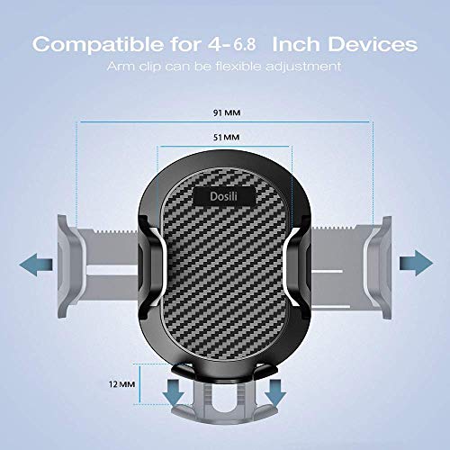 dosili Cell Phone Vehicle Mount,Dashboard Beanbag Friction Mount,2 in 1 Dashboard Mount and Car Air Vent Holder,for iPhone Android and Other Smartphones - Image 6