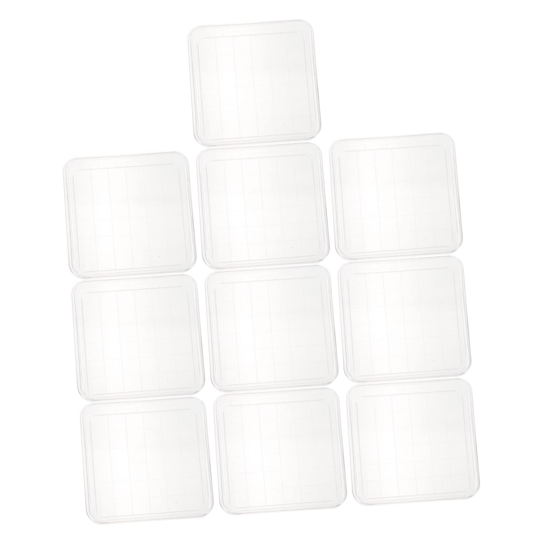 NAMOARLY Professional Plastic Petri Dishes with Lids 10/Pack Laboratory Grade for Your Needs