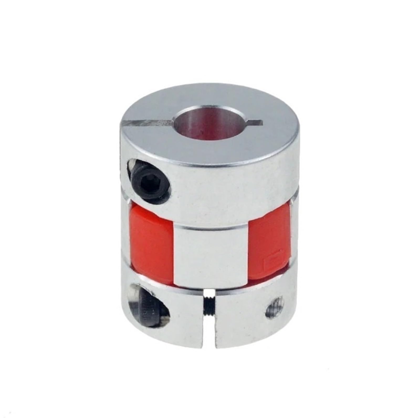 Giunto di serraggio rigido in alluminio Connettore Accoppiatore flessibile XB Alluminio Plum Albero Blossom Accoppiamento D40L55 Diametro interno 8-14mm(14mmx14mm)