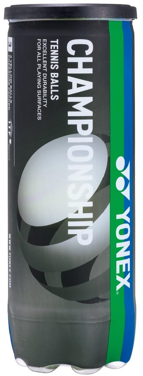 Yonex Championship Tennis Balls - 3 Ball Can in Multi-Packs (2-24 Cans Available)