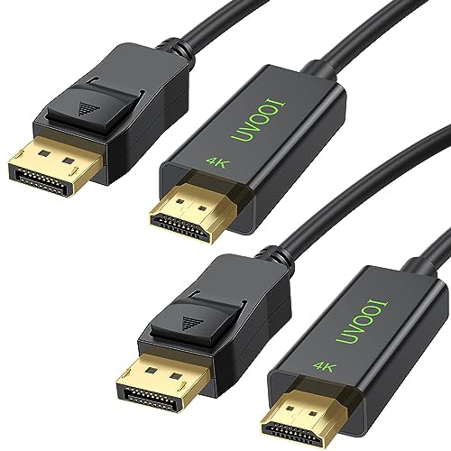 Câble DP vers HDMI 4K double pack 3m pour flux vidéo stable
