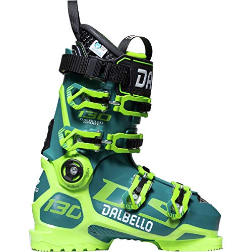 Dalbello Men's DS 130 MS Petrol/Lime Ski Boots, 29.5