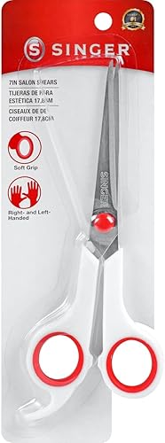 SINGER 00446 Cortinas de salón de 7 pulgadas con reposapedos,