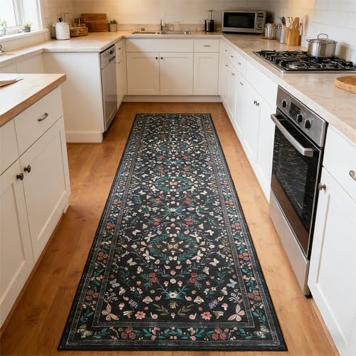 Alfombra Pasillo Washable 2x10 GarveeHome Butterfly miniatura 6